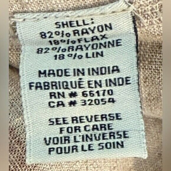 ANTHROPOLOGIE Ranna Gill Tie Back Puff Sleeve Linen Blend Jumpsuit Size NEW - Picture 11 of 11